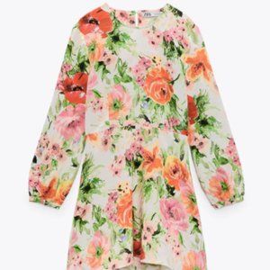 Zara Floral Print Dress
